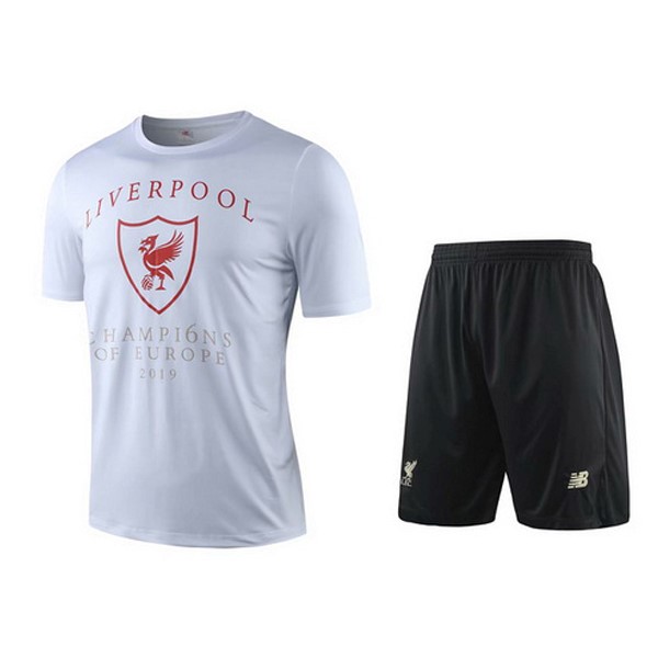 Entrenamiento Liverpool Conjunto Completo 2019/20 Blanco Negro Rojo